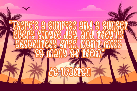 Short Autumn Font PNG with transparent background - Preview 2