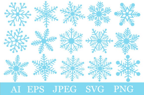 Snowflakes SVG. Christmas Snowflakes