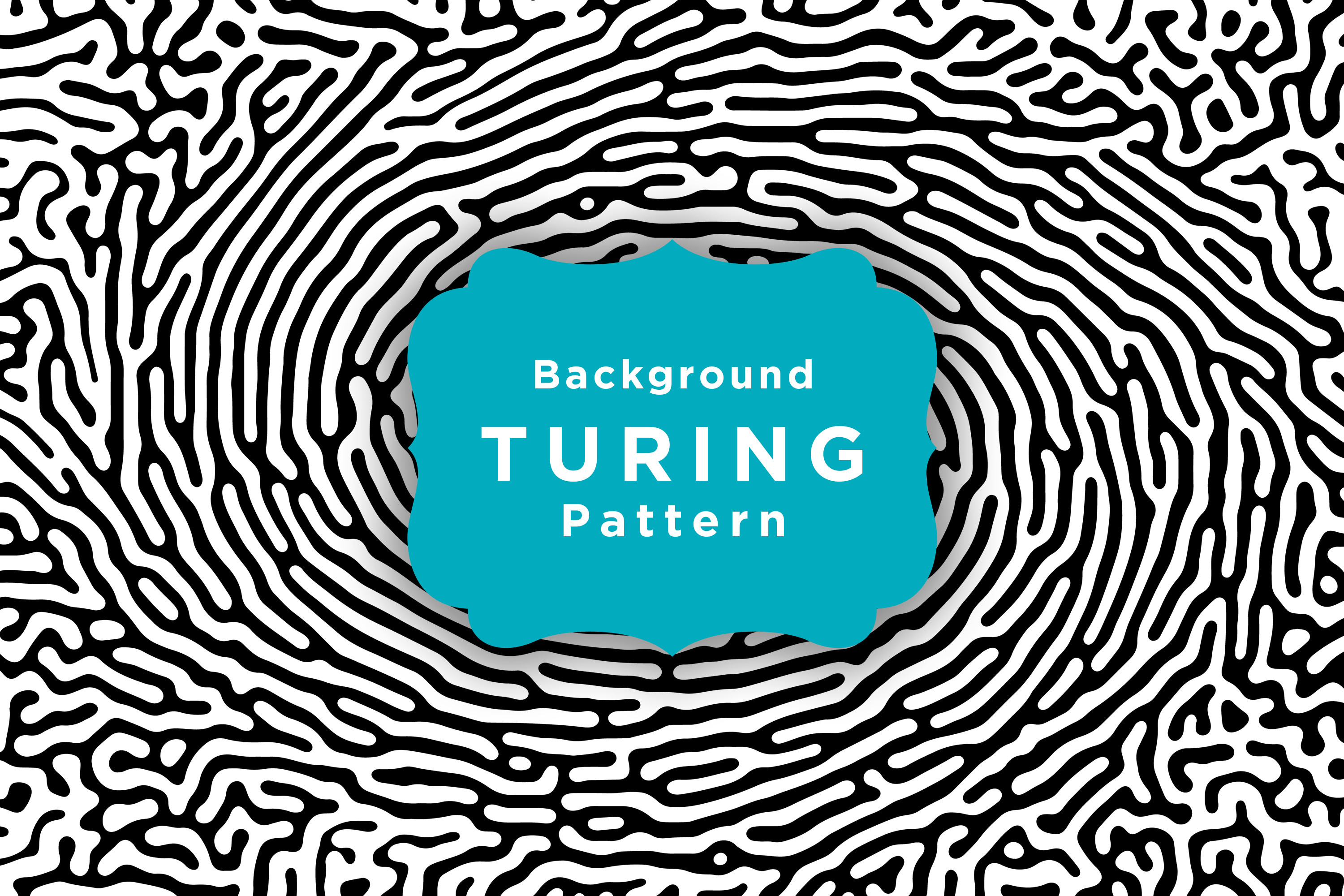 Turing Pattern Background Graphic by shahsoft · Creative Fabrica