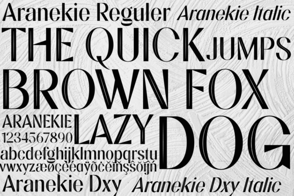 Aranekie Font - Preview 2