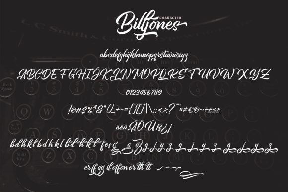 Billjones | Brush Hand-Lettering Script Font - Preview 5