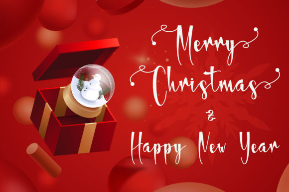 Christmas Wind Font - Preview 1