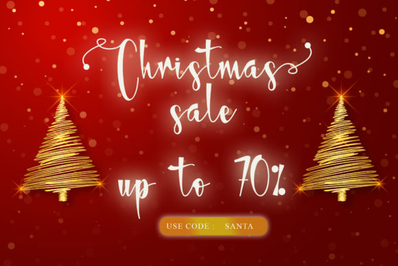 Christmas Wind Font - Preview 5