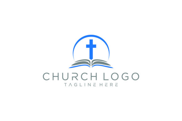 Church Logo Modern Vector