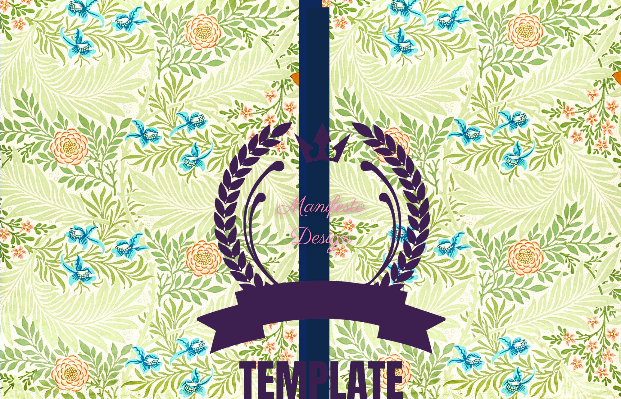 Floral Notebook Cover Design Template Graphic by Manifesto Design ...