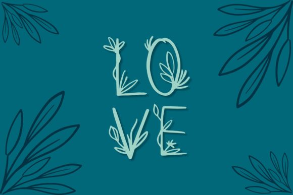 Foliagis Font PNG with transparent background - Preview 1