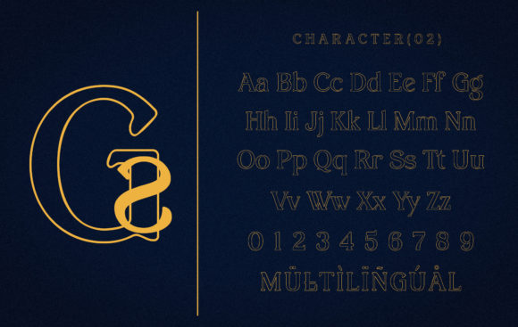 Ghost Shelby Font PNG with transparent background - Preview 2