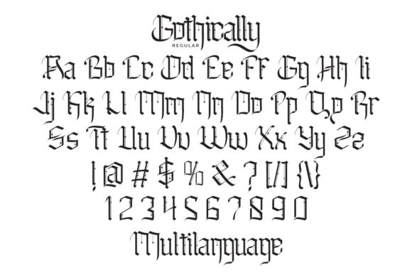 Gothically Font - Preview 2