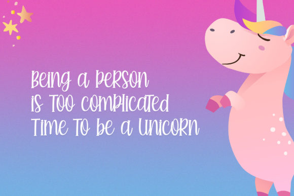 Humble Unicorns Font - Preview 1