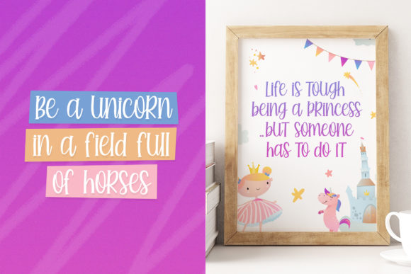 Humble Unicorns Font - Preview 3