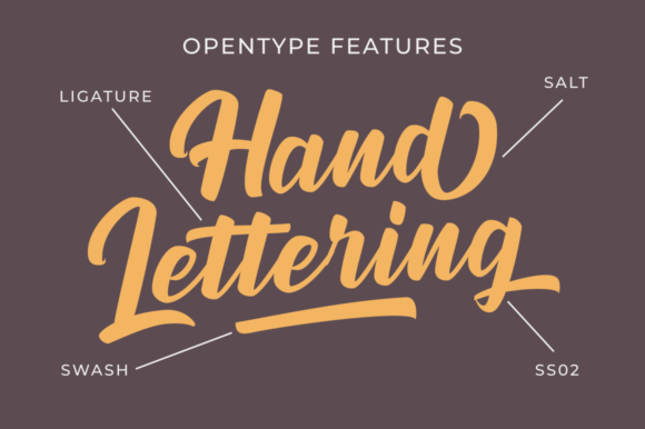 Runtage Font PNG with transparent background - Preview 4