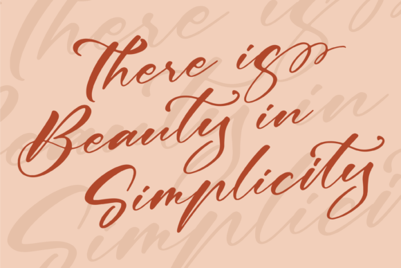 Betta Peach Font - Preview 1