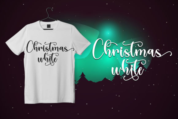Christmas Style Font PNG with transparent background - Preview 2