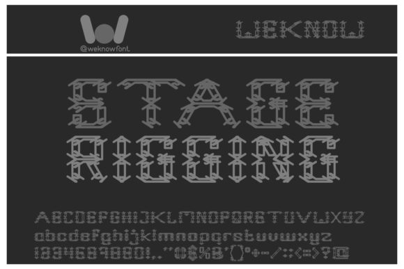 Frame Work Font - Preview 1