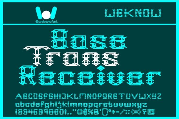Frame Work Font - Preview 3