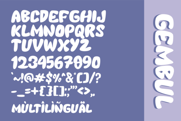 Gembul Font - Preview 3