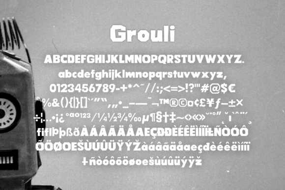 Grouli Dual Typeface Font - Preview 2