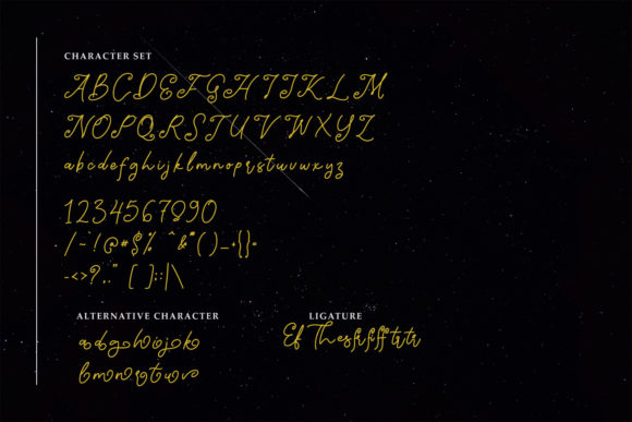 Jager Signature Font PNG with transparent background - Preview 3