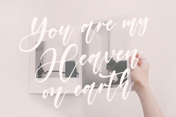 Mistical Winter Font PNG with transparent background - Preview 4