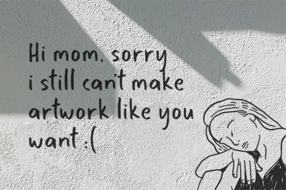 Neokid Handwriting Font Font PNG with transparent background - Preview 1