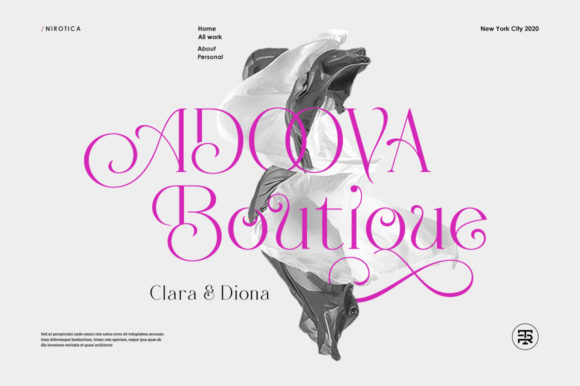Nirotica Font PNG with transparent background - Preview 5