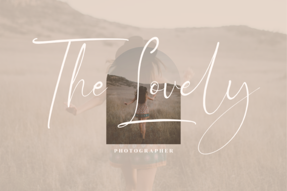 Renathalia Signature Font PNG with transparent background - Preview 2