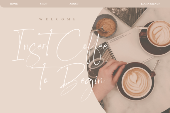 Renathalia Signature Font PNG with transparent background - Preview 6