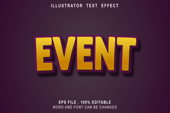 Text-effect-editable-event Graphic Layer Styles By riotama85