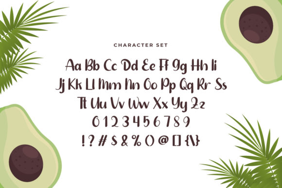 Avocado Diet Font - Preview 3