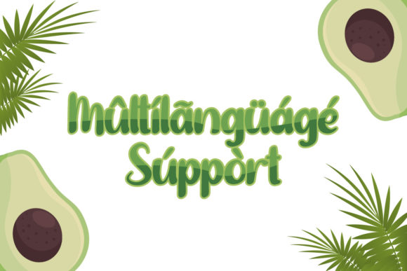 Avocado Diet Font - Preview 5