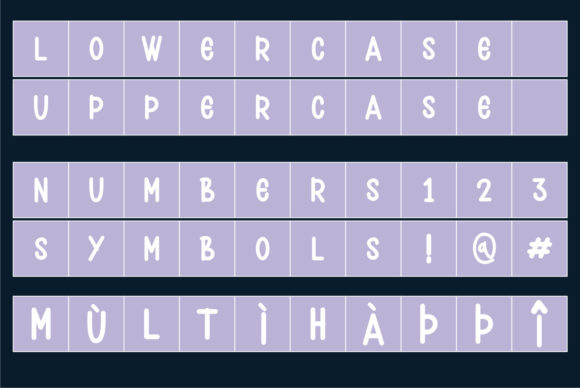 Melianes Font PNG with transparent background - Preview 4