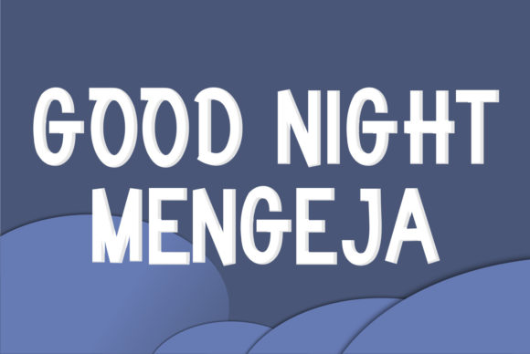 Mengeja Font PNG with transparent background - Preview 2