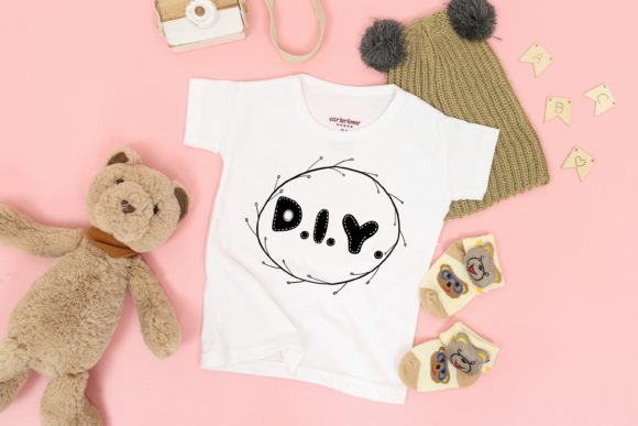Sewing Craft Font PNG with transparent background - Preview 2