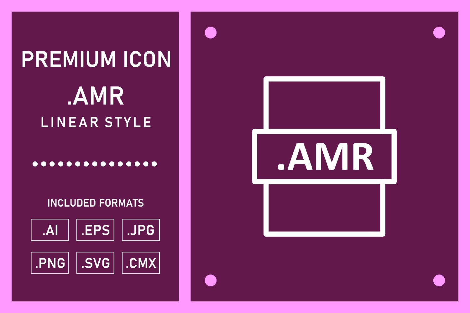 .AMR File Extension Graphic by Glyphinder · Creative Fabrica