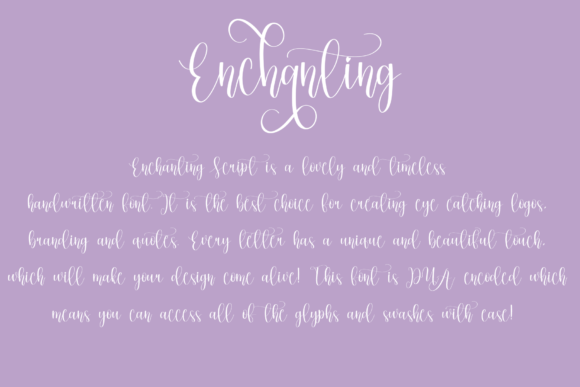Enchanting Font - Preview 1