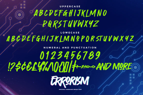Errorism Font - Preview 5