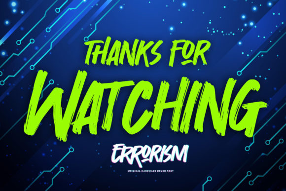 Errorism Font - Preview 6