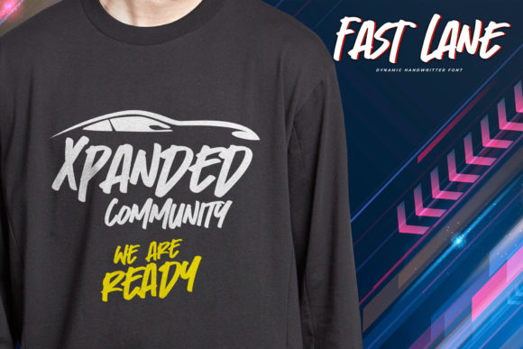 Fast Lane Font - Preview 1