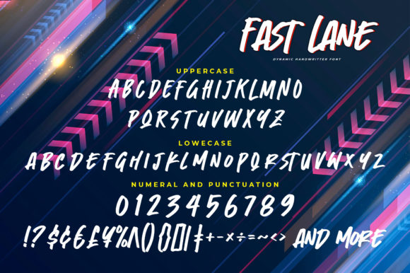 Fast Lane Font - Preview 5