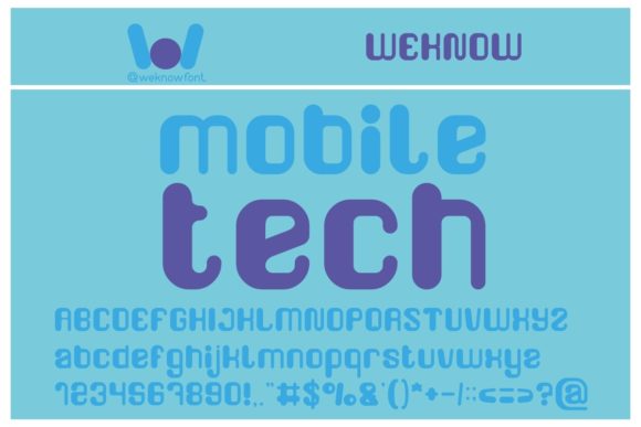 Friendly Robot Font - Preview 1