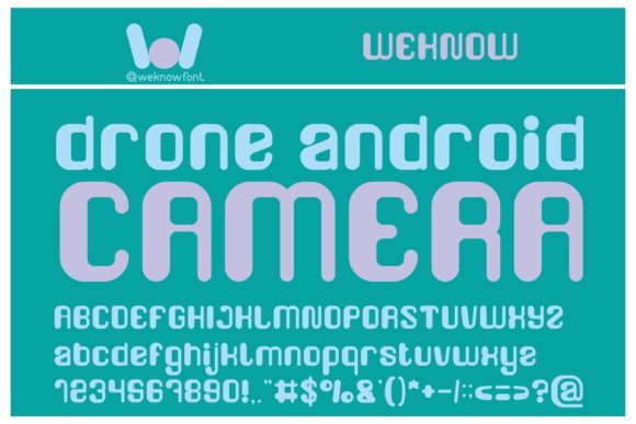 Friendly Robot Font - Preview 4