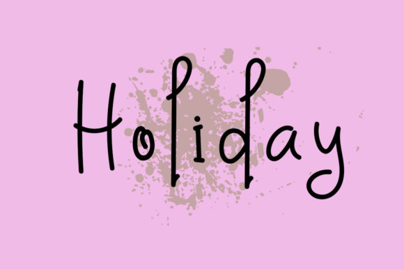Girls Hairy Font - Preview 1