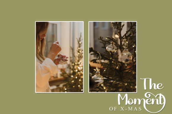 Hallo Christmas Font PNG with transparent background - Preview 2