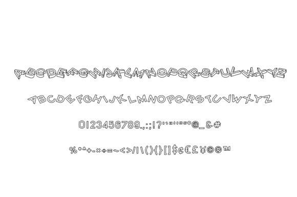 Block3D Font - Preview 3