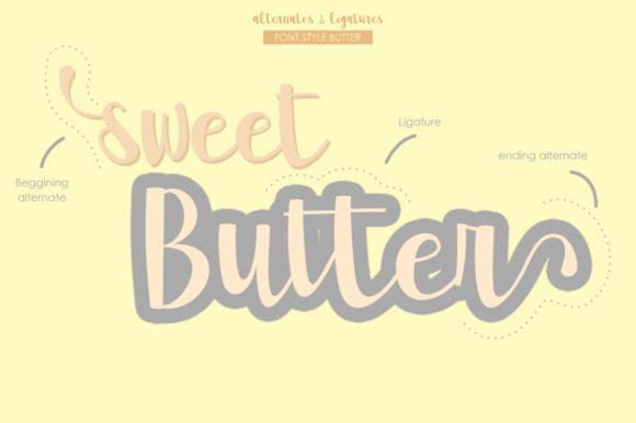 Butter Font - Preview 1