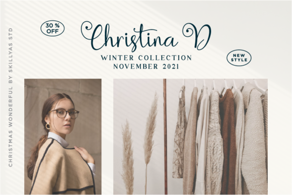 Christmas Wonderful Font - Preview 4