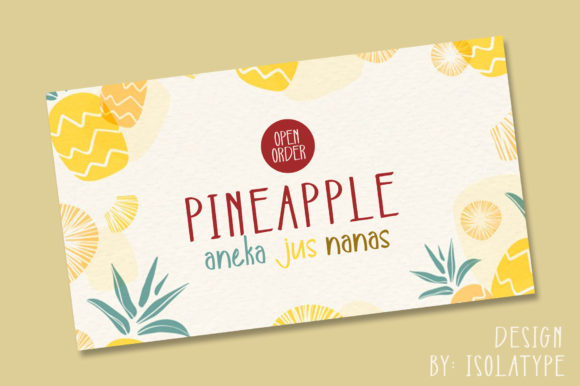 Classy Fruity Font - Preview 1