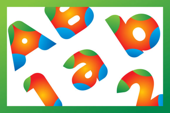 Colorful Font - Preview 1