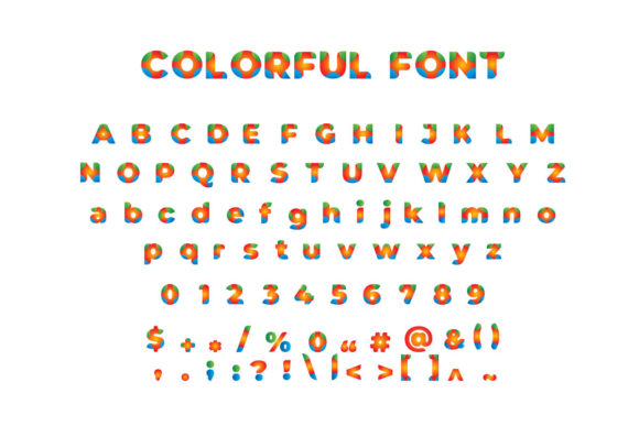 Colorful Font - Preview 2
