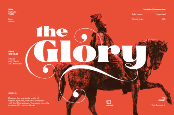 Glosta Font - Preview 3